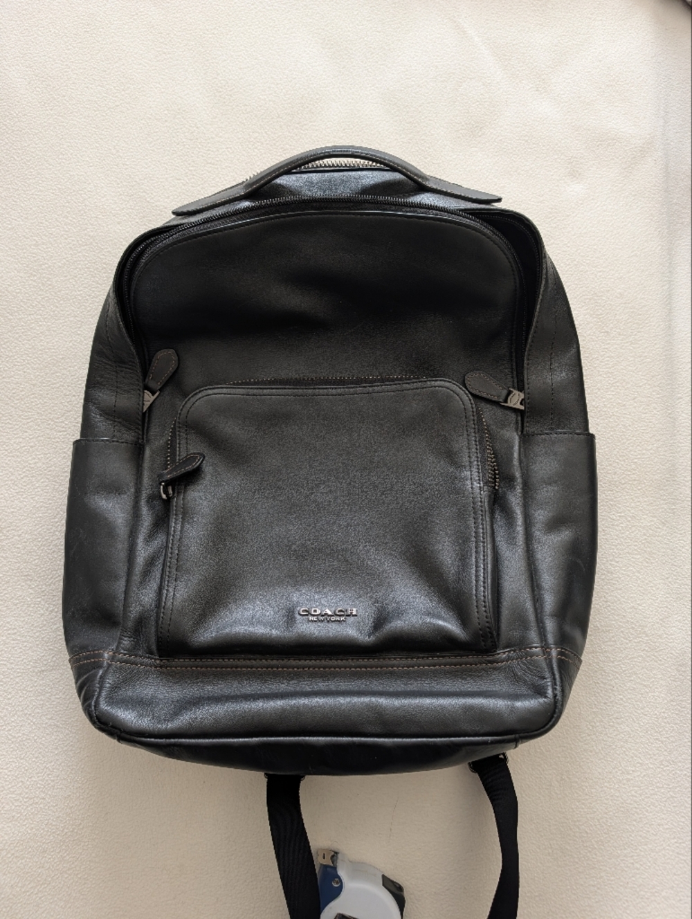 Coach Dark Brown Mens Backpack